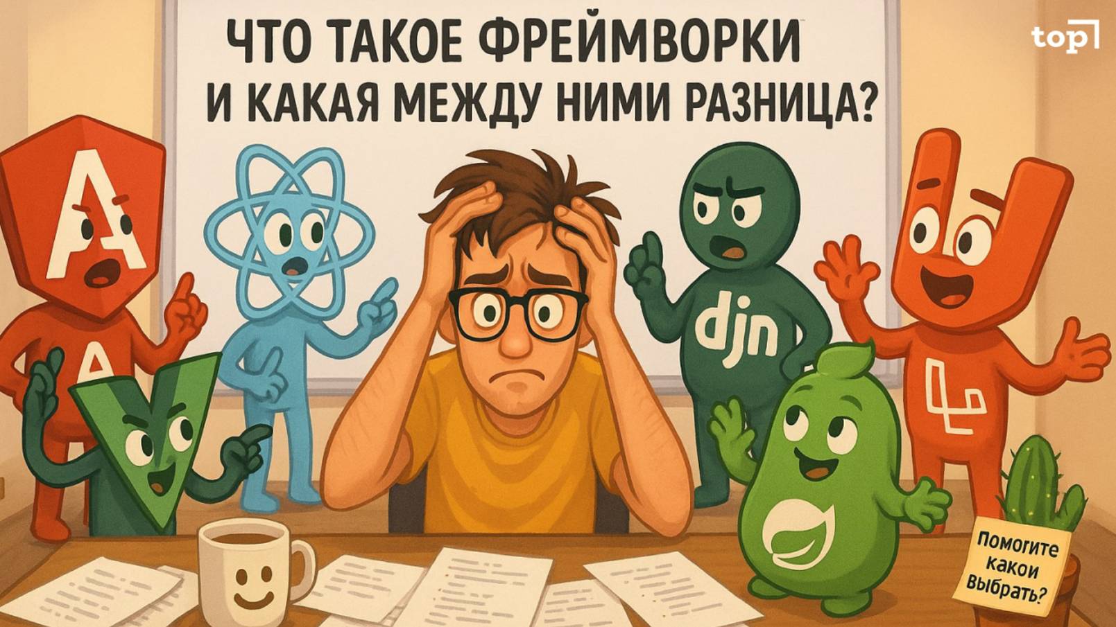 Что такое ФРЕЙМВОРКИ и какие они бывают? Демонстрация простого HTTP сервера #javascript