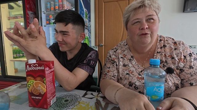 Ещё  один день нашей дороги.. Ночевали и завтракали в  Калмыкии.