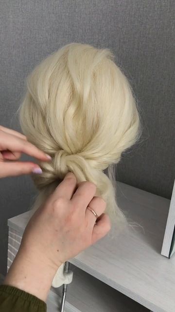 tutorial прическа своими руками легко и просто без накрутки волос