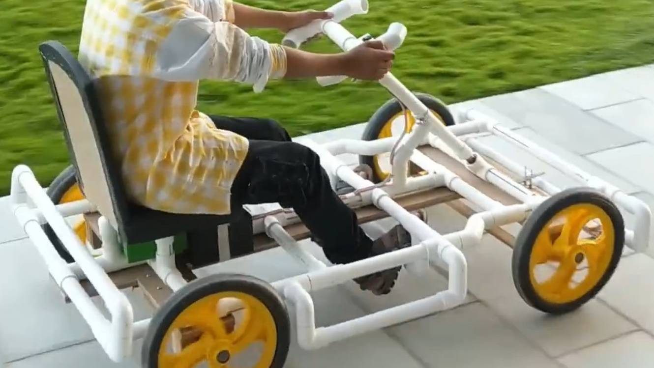 карт из пластиковых труб своими руками!