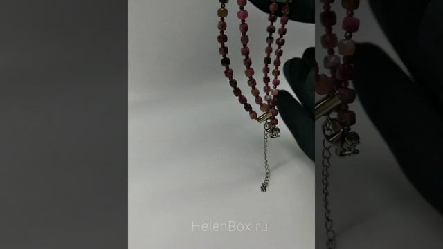 Яркий чокер из полихромного Турмалина и Граната  #jewelry