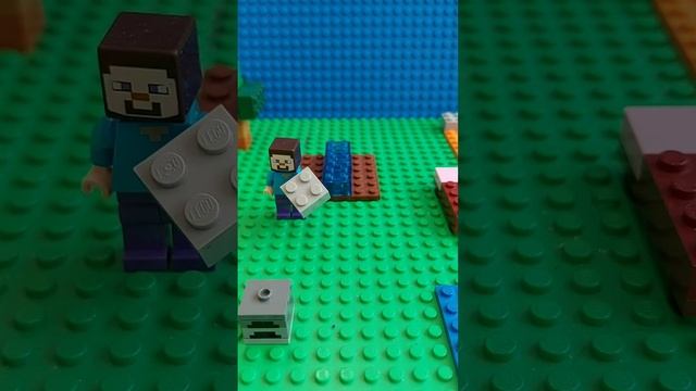 выживание Стива в lego minecraft серия 3