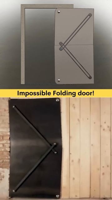 Folding Door Mechanism ✅ Yes or No ❌ #cad #mechanicalengineering #doordesign #furnituredesign #3d