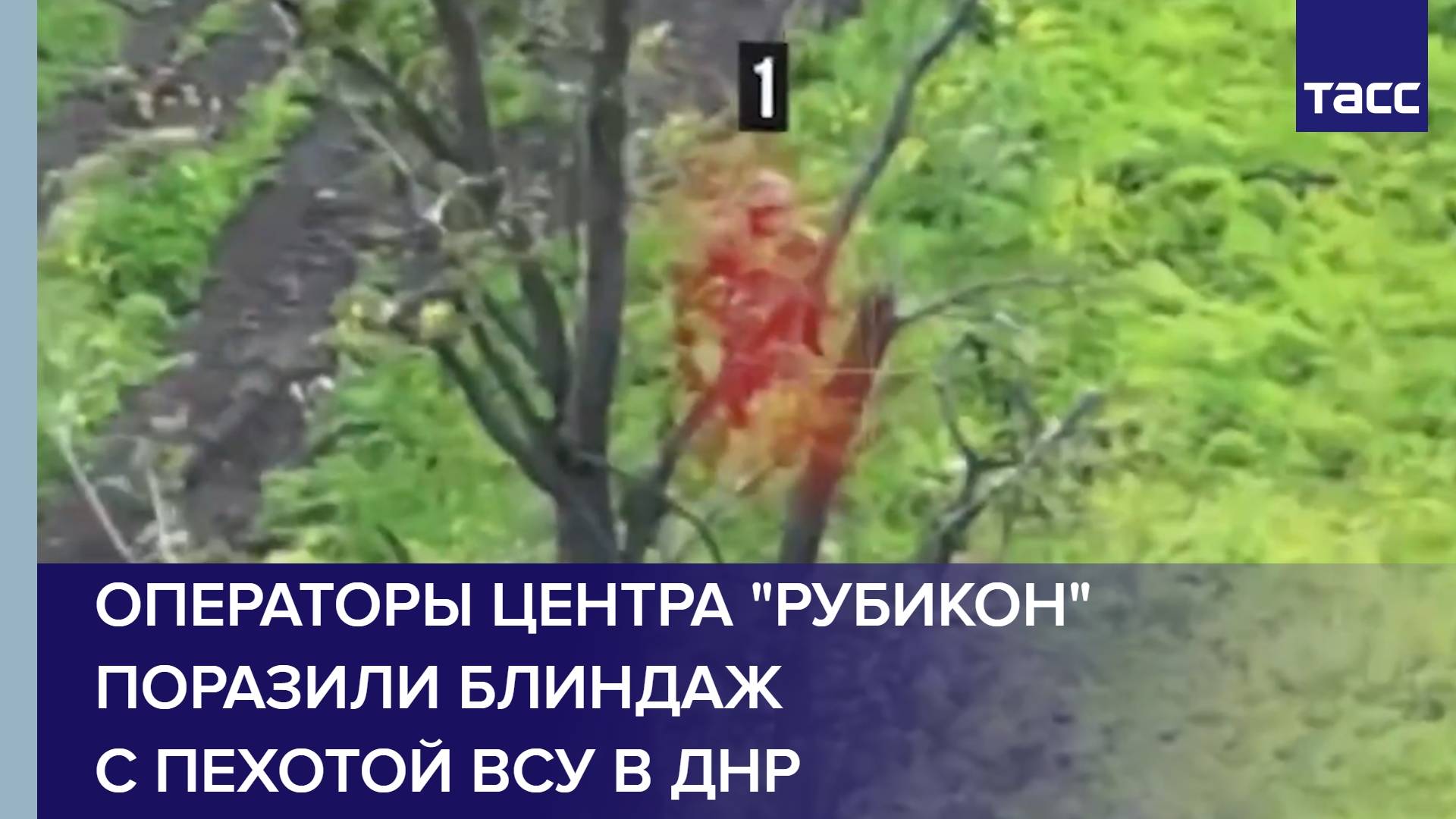 Операторы центра "Рубикон" поразили блиндаж с пехотой ВСУ в ДНР
