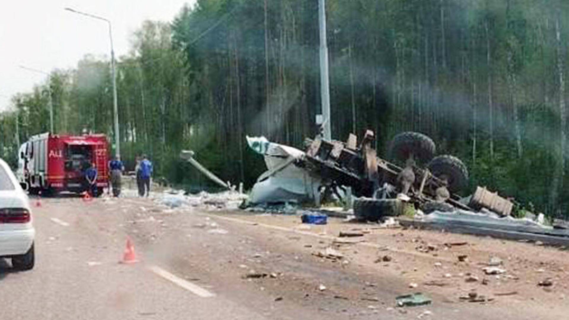 Крупное ДТП с участием грузовиков произошло в Подмосковье