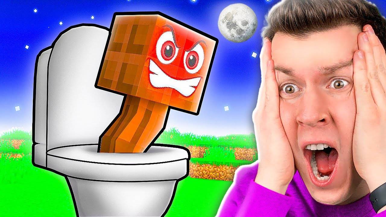 😱 ЭТО БЕЗУМИЕ ! Мой  ЗЛОЙ  ДРУГ Превратился в СКИБИДИ ТУАЛЕТ в Майнкрафт ! ВЛАДУС