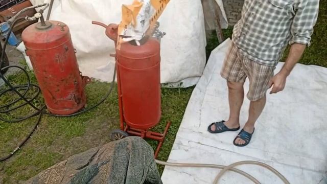 Моё пескоструйное оборудование.
