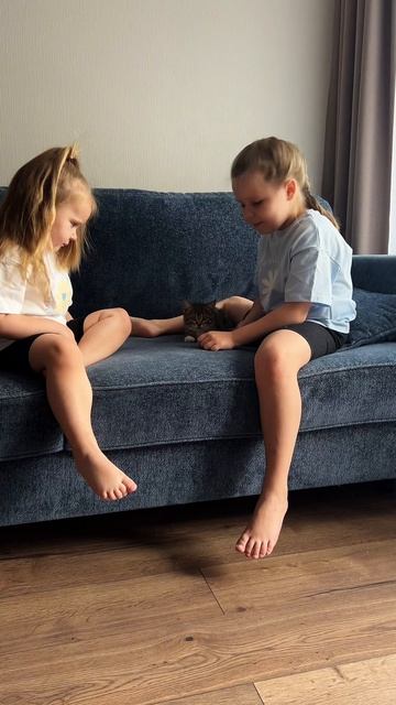 Целый месяц у нас дома живет это прекрасное создание 🐈 и мне кажется, что ей этот мир уже понятен
