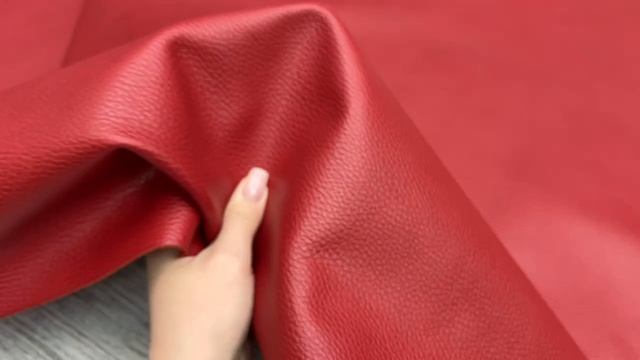 Luxury Tannery Red Fiesta (1,3-1,5 мм), цв. Красный, натуральная кожа
