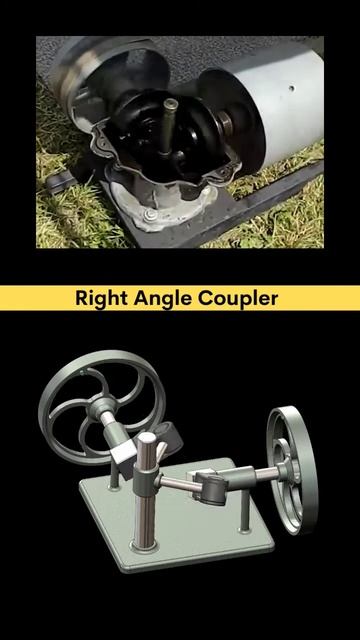 Right Angle Coupler ｜ Gearless Transmission #power #engineering #3dcad #designing #industrial #3d