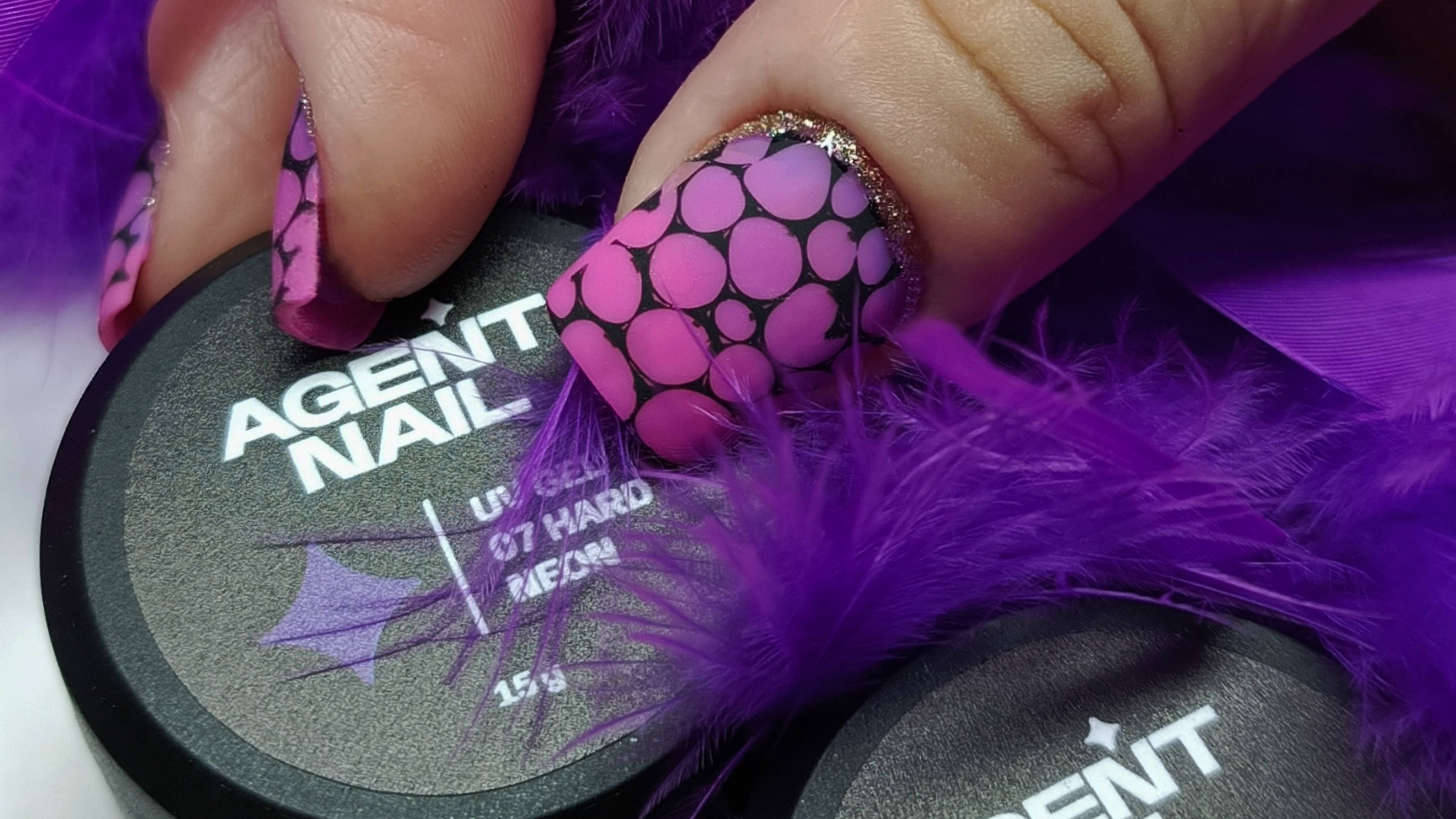 Градиент гелями от Agent Nail 🔥 Наращивание на формы Матрёшка 💥
