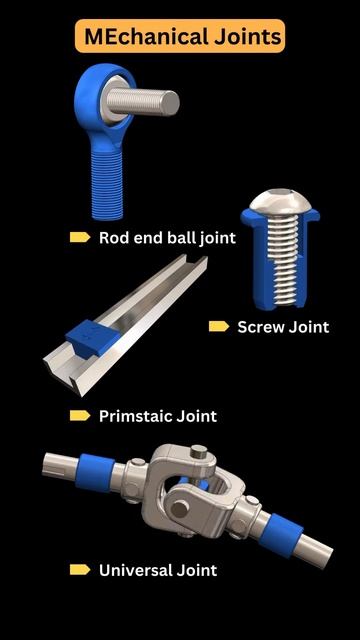▶️ Mechanical Joints 📌 #mechanism #3dcad #joints #mechanicalengineering #solidworks #3ddesign