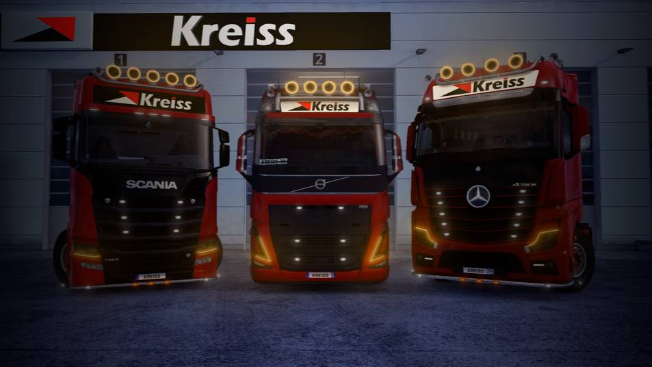 ETS 2 VTC Kreiss катаемся едем с бензовозом руль + shifter