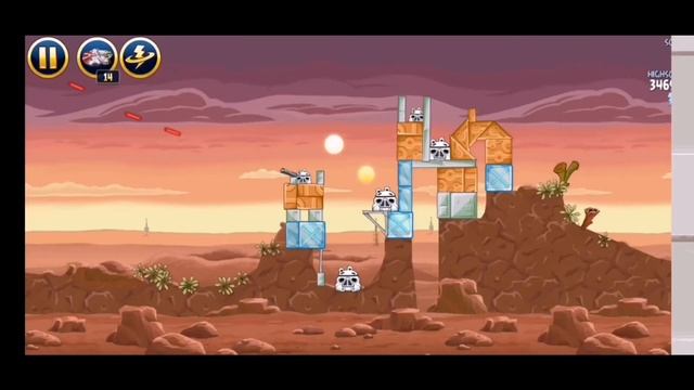 Angry Birds Star Wars - прохождение с 5-го  по 8-ой уровень