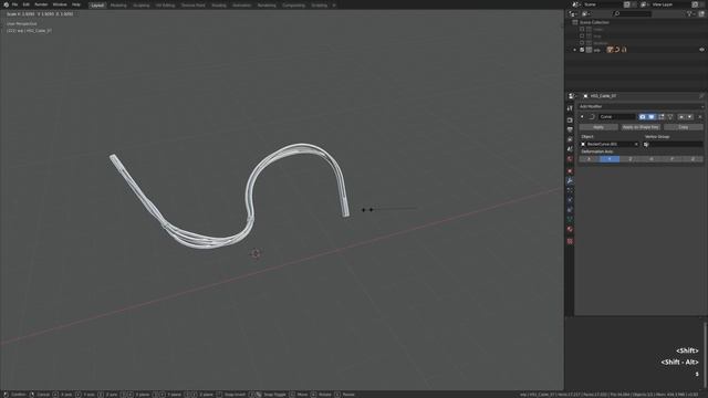 D_02 - Bend high poly cable like a spline