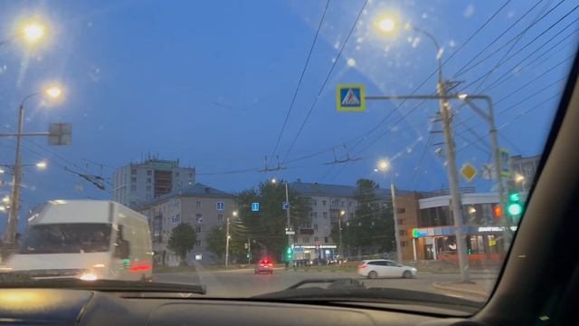 My live. Поездка на машине.