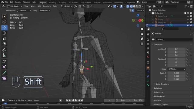 2. Fastest Way to Rig Your Character Easily with Blender