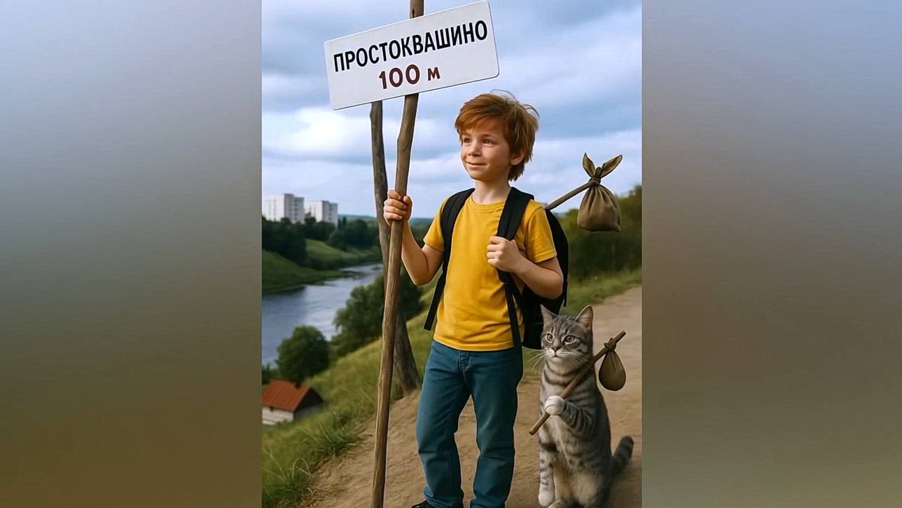 Герои «Простоквашино» в реальной жизни