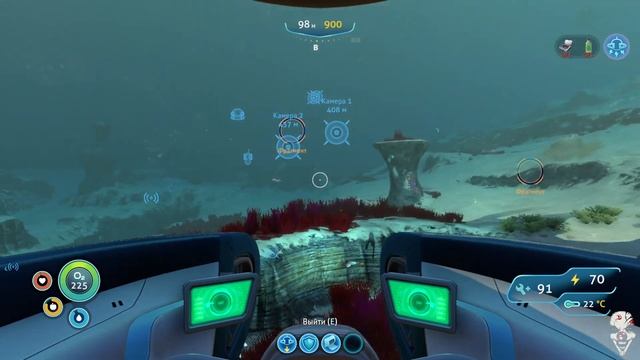 Subnautica 13 Добыча ресурсов на кислоту и не много лора