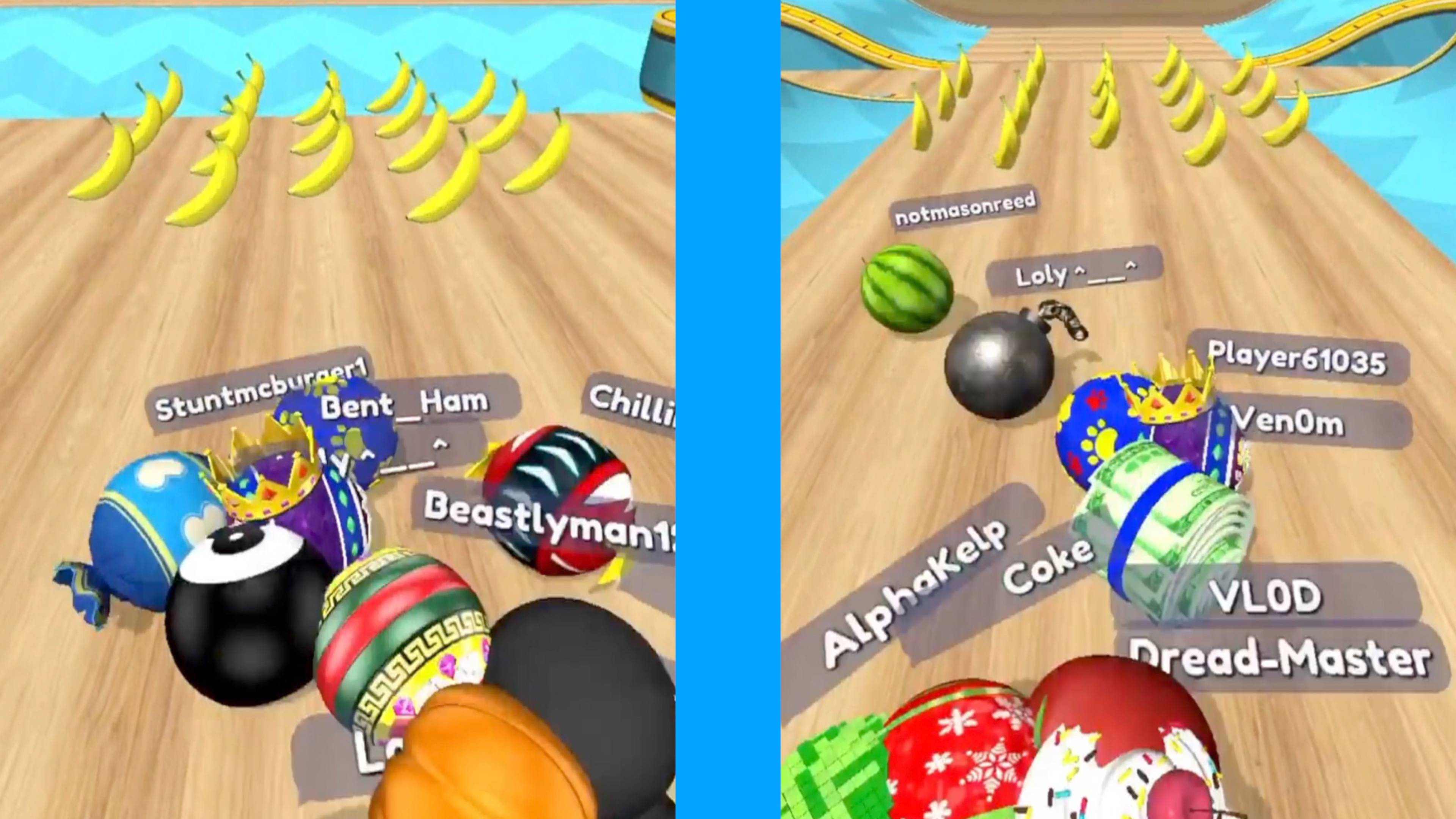Going balls All Levels Gameplay IOS Android Going Balls Level 655 Banana frenzy