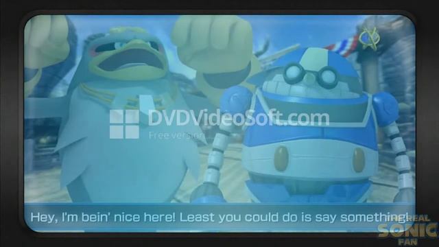 Sonic Free Riders: Team Babylon Story (Cutscene №2) + Субтитры (Youtube)