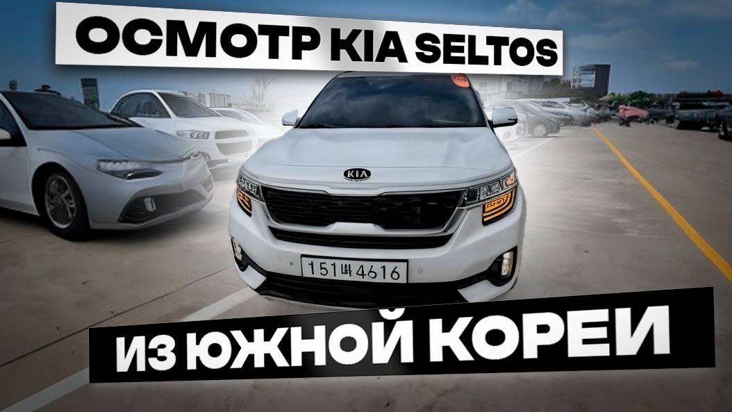 Осмотр Kia Seltos перед покупкой в Южной Корее.