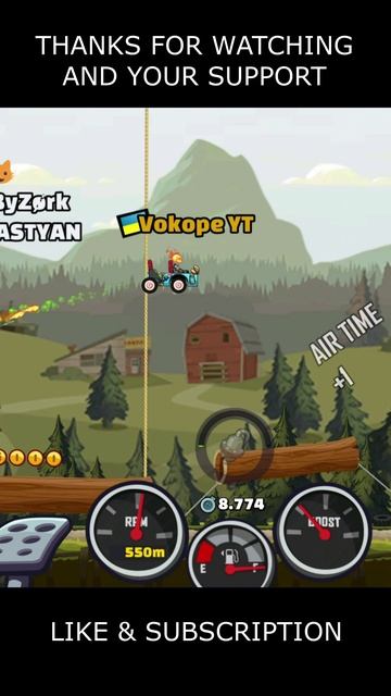 🎧 Is BUS The Best Today? 🎧 (The End Road) - Hill Climb Racing 2 #shorts #hcr2