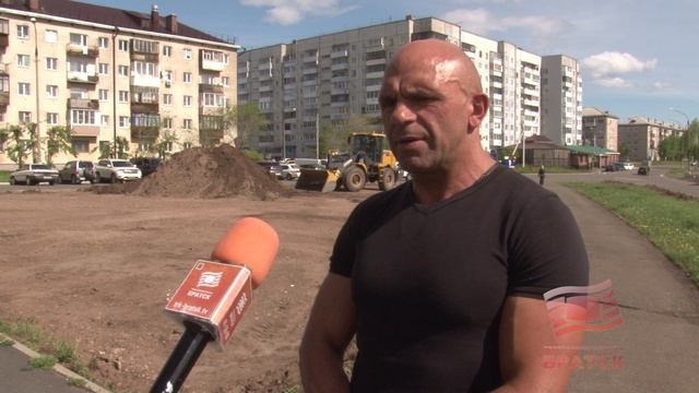 С каждым днём красивее! Новое место притяжения появится в Братске на улице Приморской, 22