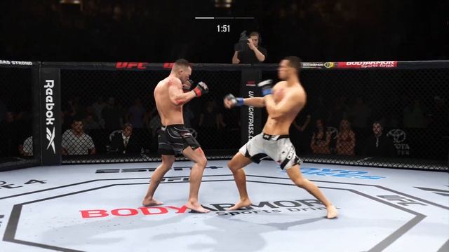 UFC 4 ПЕТР ЯН VS НЕЙТ ДИАЗ CPU VS CPU