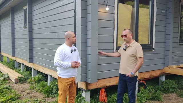 GNATURE & СрубСервис. Часть 2. Осмотр нового деревянного дома, окрашенного натуральными маслами