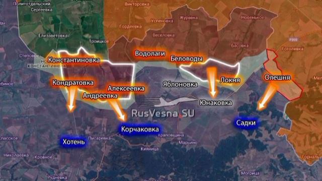 🇷🇺⚔️🇺🇦Ситуация в Сумской области стремительно ухудшается для ВСУ: Армия России продвигается вглу