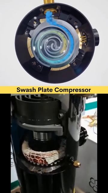 Swash plate Compressor 💫 #cad #compressor #3ddesign #simulation #power #ac #airconditioner
