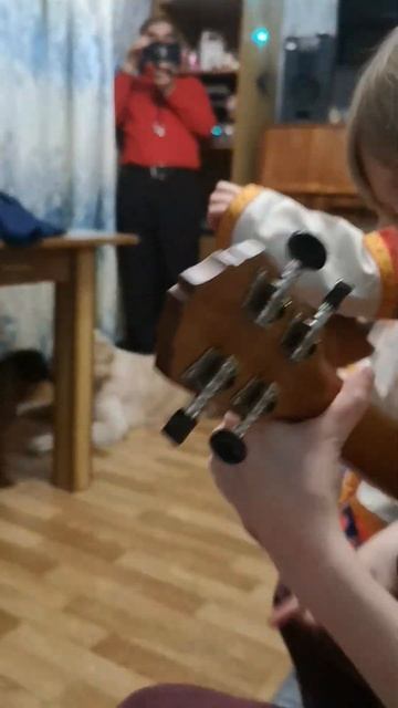 С Рождеством! "Jingle bells" Моя музыкальная семья :)