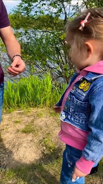 С папой на рыбалке😀 Продолжение следует… #рыбалка #р?