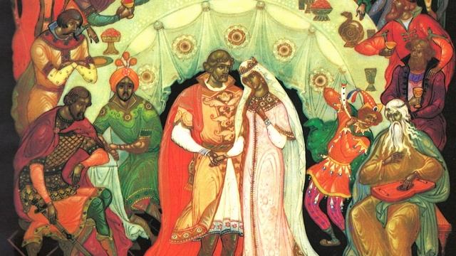 Поэма А.С. Пушкин "Руслан и Людмила", 1986 год. Художники Борис и Калерия Кукулиевы