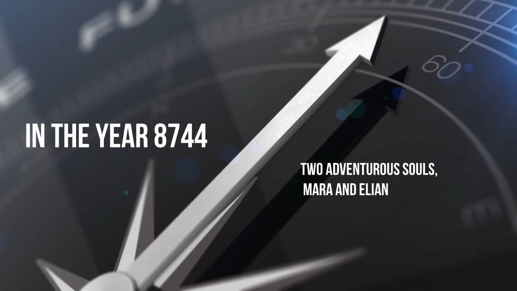 Story # 74: In the year 8744, two adventurous souls, Mara and Elian