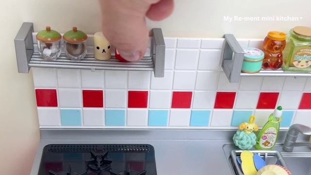 Miniature kitchen set installation ❤ ASMR ❤ Re-Ment Mini Kitchen