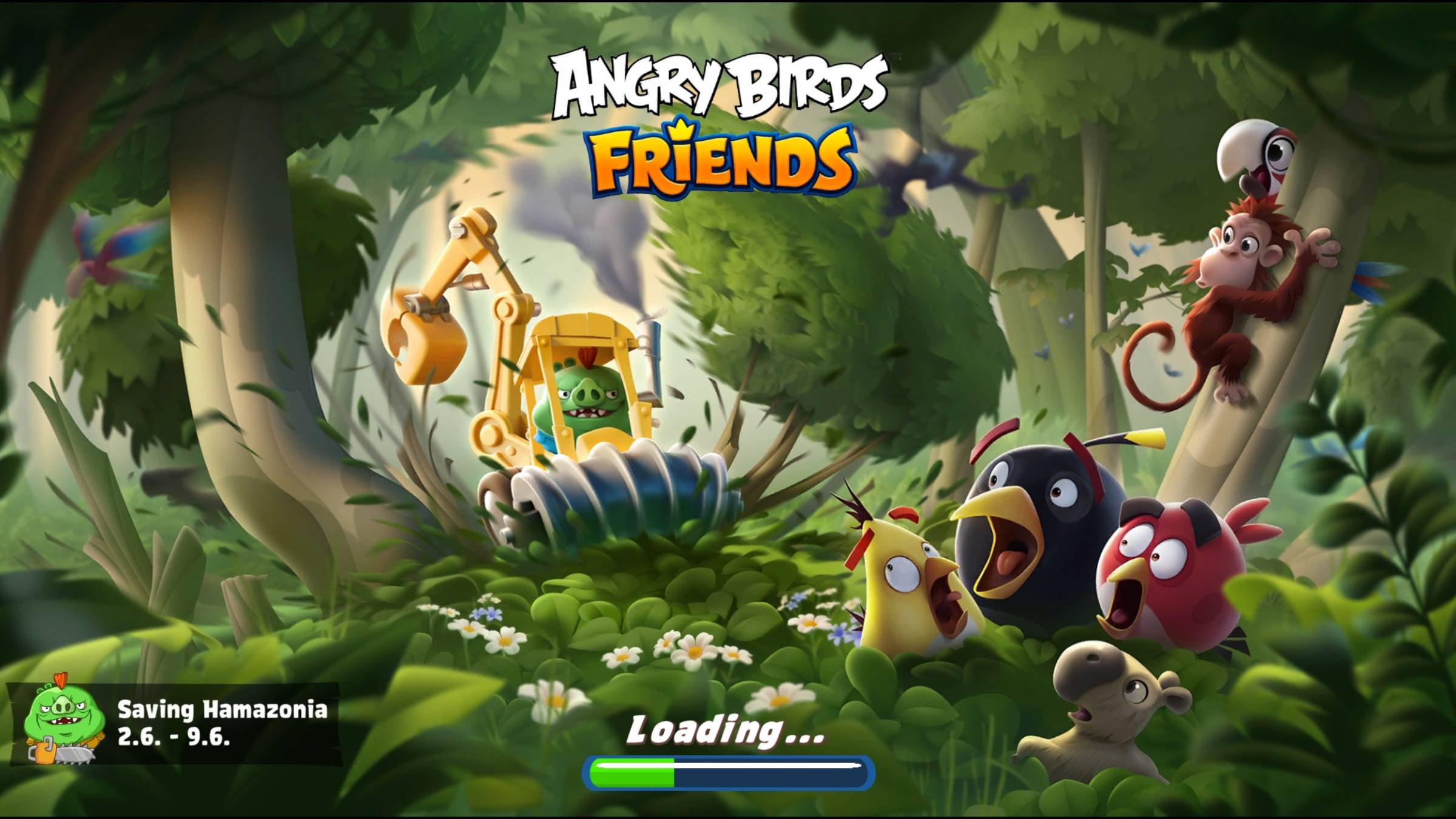 Angry Birds Friends. Saving Hamazonia 6 (05.06.2025). 3 звезды. Прохождение от SAFa