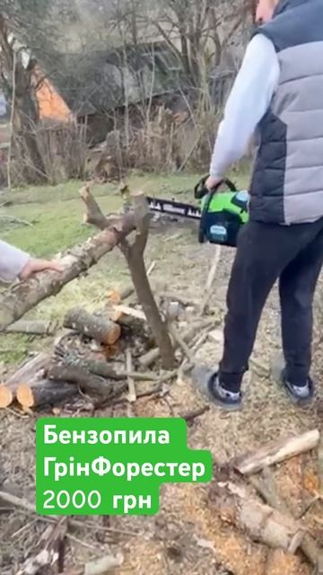 Бензопила ГрінФорестер 2000 #бензопила #ліс #шина #ланцю?