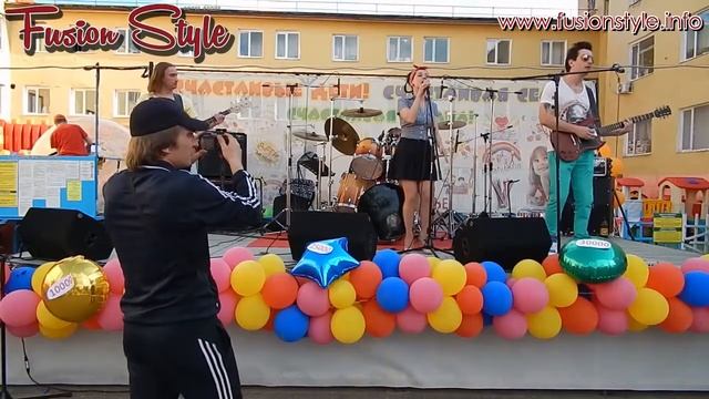 Выступление кавер группы Fusion style - Самолет (Валерия cover)