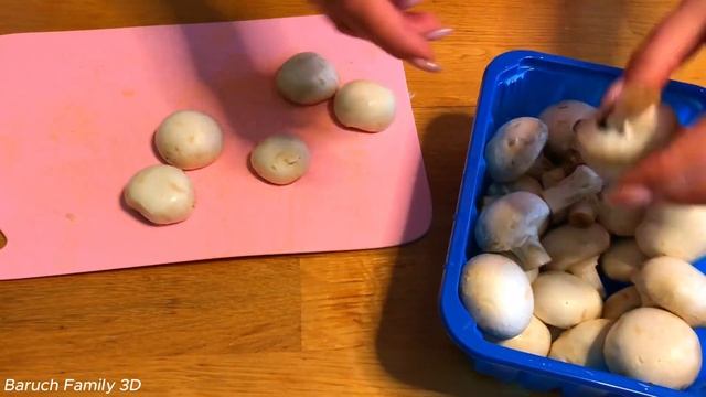 Макароны - паста с грибами/Macaroni - pasta with mushrooms #baruchfamily3d