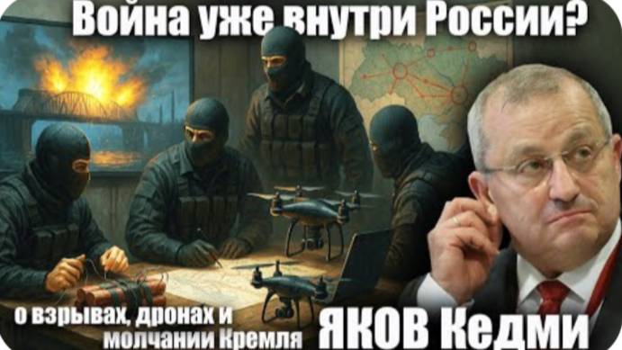 Война уже внутри России? Кедми о взрывах мостов и ударах дронов