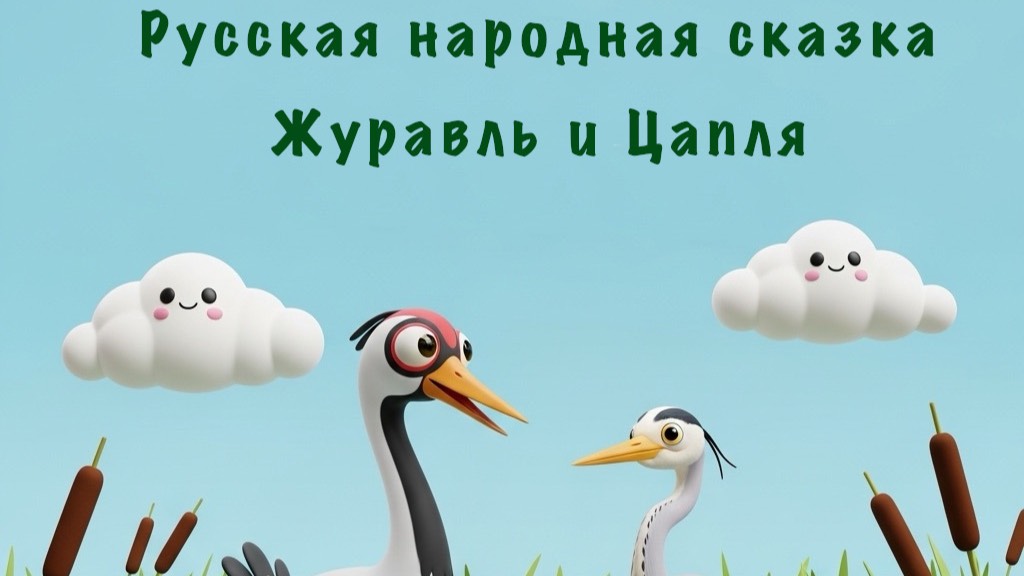 Журавль да цапля. Русская народная сказка