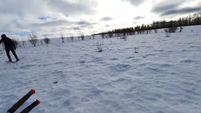 Лыжные покатушки по полям/ закрытие сезона⛷