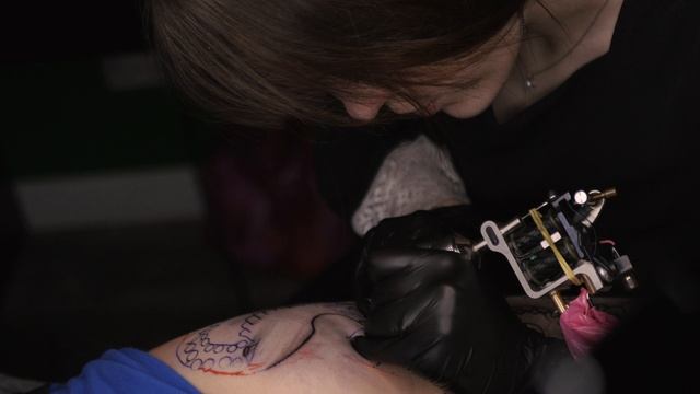 Татуировка Осьминог Студия Sar Black Tattoo