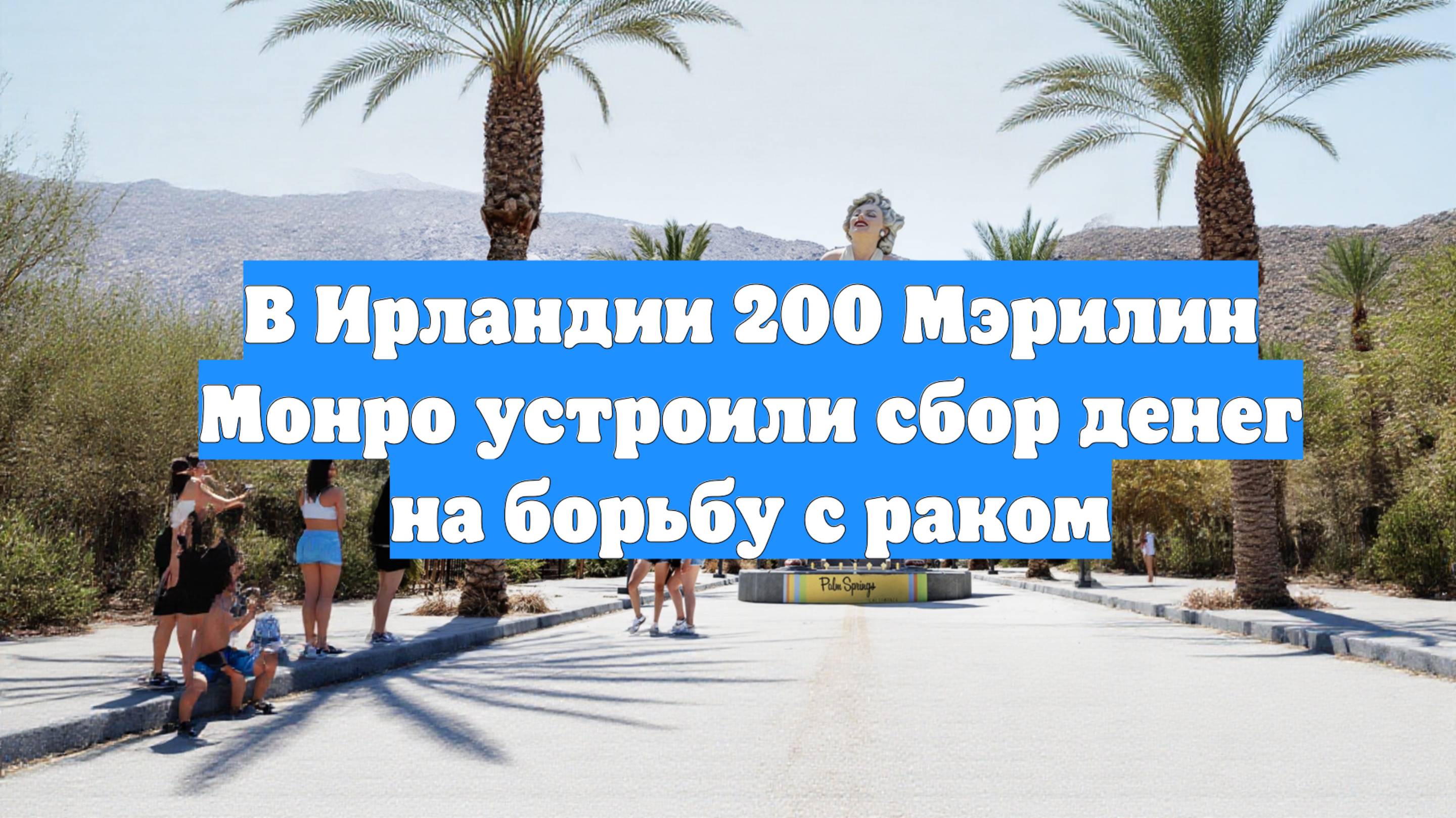 В Ирландии 200 Мэрилин Монро устроили сбор денег на борьбу с раком
