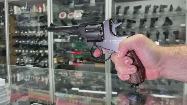 Пневматический револьвер Borner NGT-P пулевой (Black)