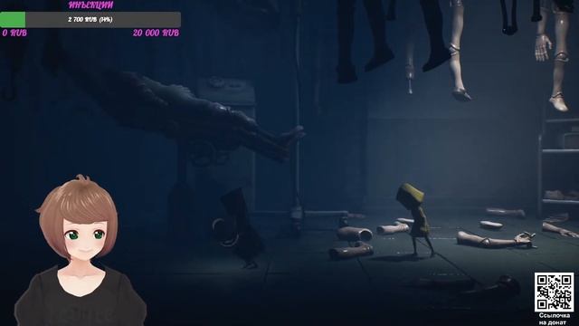 ПОБЕГ ИЗ ШКОЛЫ - [ Little Nightmares II ] (VTuber Стрим) ПРОХОЖДЕНИЕ #2