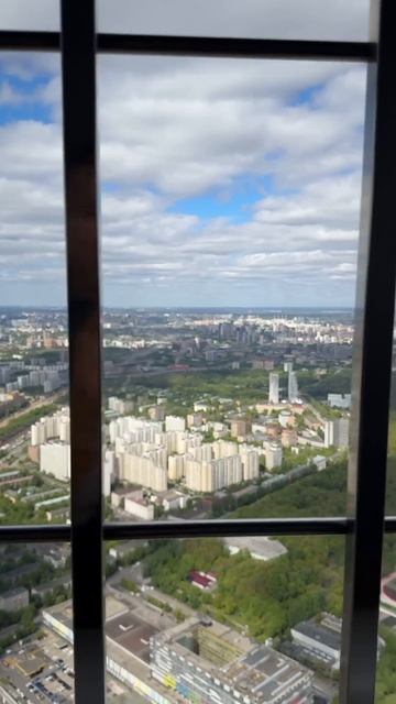 Останкинская башня с высоты