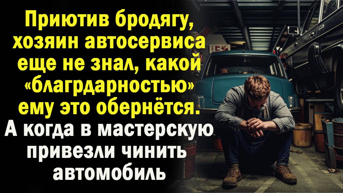 Приютив бродягу, хозяин еще не знал. какой "благодарностью" ему это обернется. А когда в мастерскую